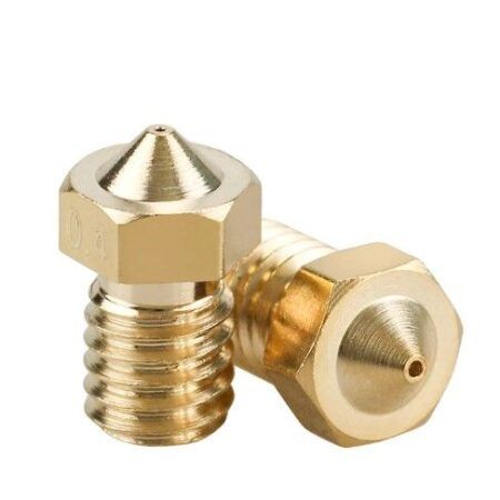 E3D V6 gevinddyse Messing 0,4 mm til Anycubic, i3, Mega, Chiron, Kobra, Ender om mange flere