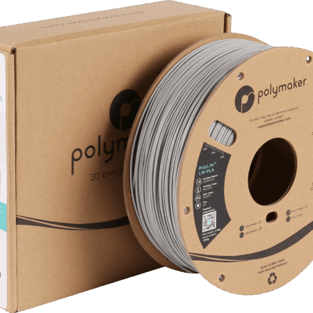 PolyMaker PolyLite LW-PLA Grå - 1,75 mm / 800 gr.