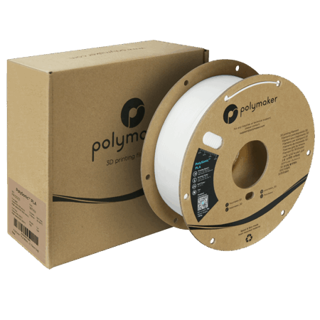 Polymaker PolySonic Høj Hastigheds PLA Hvid - 1,75 mm / 1000 gr.