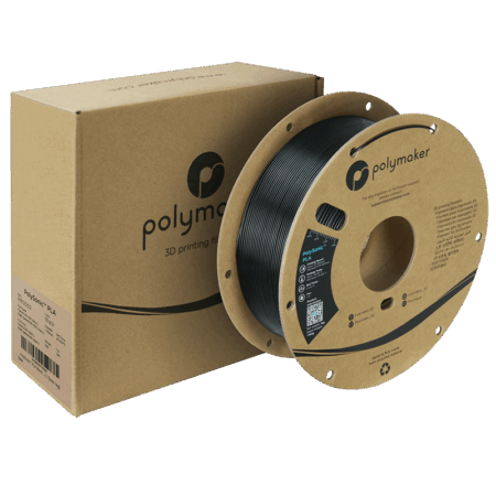 Polymaker PolySonic Høj Hastigheds PLA Sort - 1,75 mm / 1000 gr.