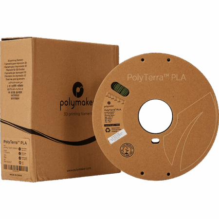 PolyMaker PolyTerra PLA Army Mørk Grøn - 1,75 mm / 1000 gr.