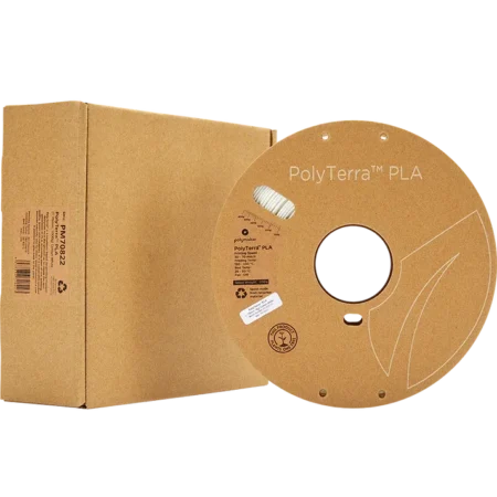PolyMaker PolyTerra PLA Bomulds Hvid - 1,75 mm / 1000 gr.