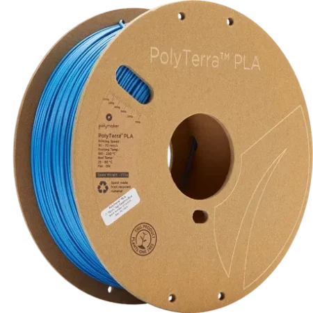 PolyMaker PolyTerra PLA Safir Blå - 1,75 mm / 1000 gr.