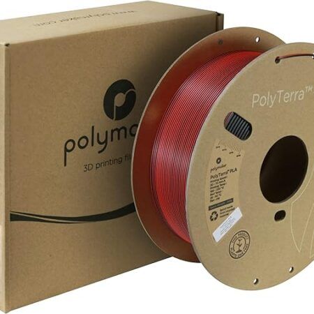 Polymaker PolyTerra Dual PLA Skygge Rød - 1,75 mm / 1000 gr.