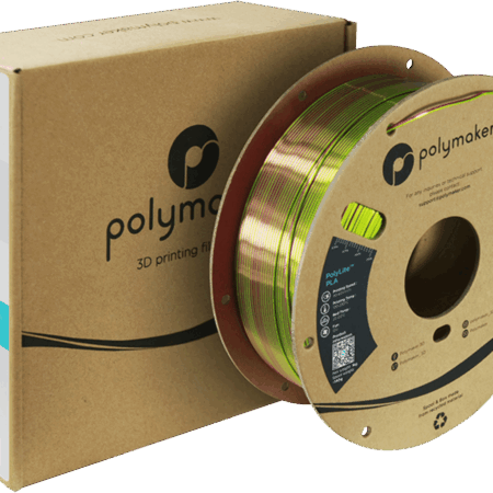 Polymaker PolyLite PLA Silke Dual Aubergine - 1,75 mm / 1000 gr.