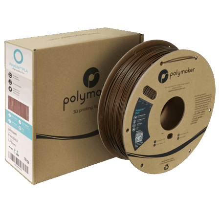 Polymaker PolyLite PLA Brun - 1,75 mm / 1000 gr.