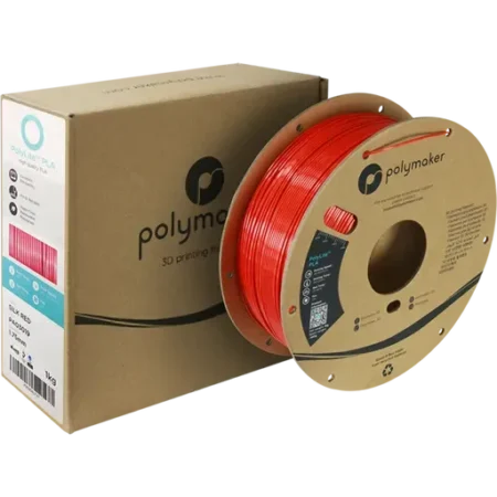Polymaker PolyLite PLA Silke Rød - 1,75 mm / 1000 gr.
