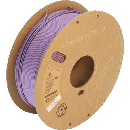 Polymaker PolyTerra PLA Dæmpet Lilla - 1,75 mm / 1000 gr.