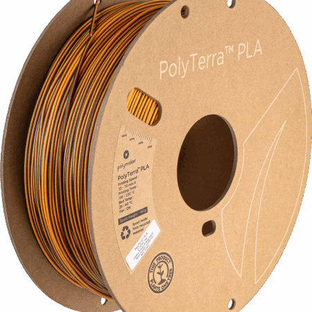 Polymaker PolyTerra Dual PLA Skygge Orange - 1,75 mm / 1000 gr.