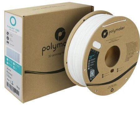 Polymaker PolyLite ABS Hvid - 1,75 mm / 1000 gr.