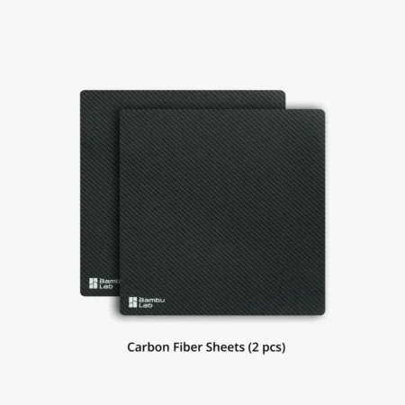 Bambu Lab A1/P1/X1 - 3D Effektark - Carbon 2 stk.