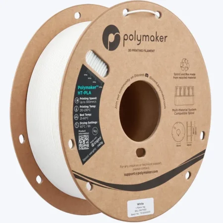 Polymaker HT PLA Hvid - Højtemperatur PLA 1,75 mm / 1000 gr.