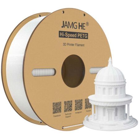 Jamg He High Speed PETG Hvid 1.75 mm / 1000 gr.