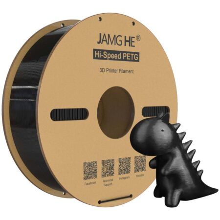 Jamg He High Speed PETG Sort 1.75 mm / 1000 gr.