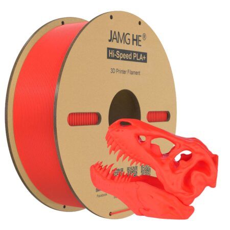 JAMG HE High Speed PLA+ Trafikrød – 1,75 mm, 1 kg