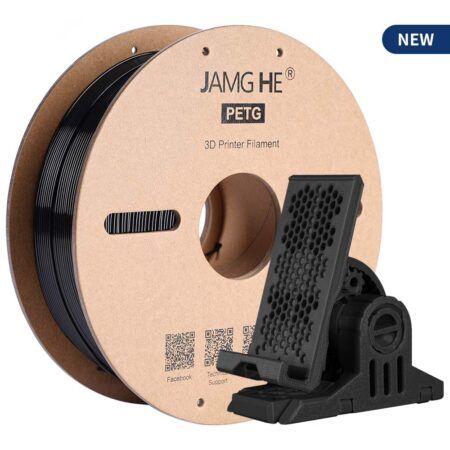 Jamg He PETG Sort 1.75 mm / 1000 gr.