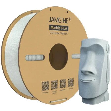 JAMG HE Marble PLA Marmor – 1,75 mm, 1 kg