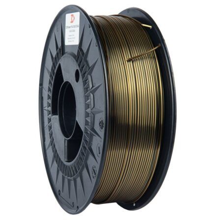 3D Power Silk Dual PLA Guld-Sort  1,75 mm / 1000 gr.