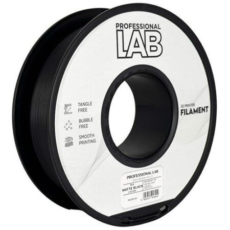 Professional LAB Mat PLA Sort 1,75 mm / 1000 gr.