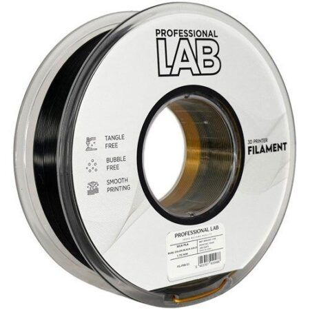 Professional LAB Silk PLA Dual Sort/Guld 1,75 mm / 1000 gr.