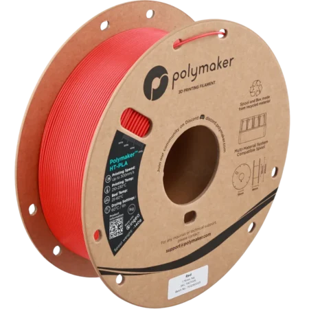 Polymaker HT PLA Rød - Højtemperatur PLA 1,75 mm / 1000 gr.