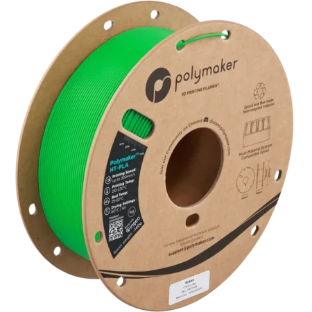 Polymaker HT PLA Grøn - Højtemperatur PLA 1,75 mm / 1000 gr.