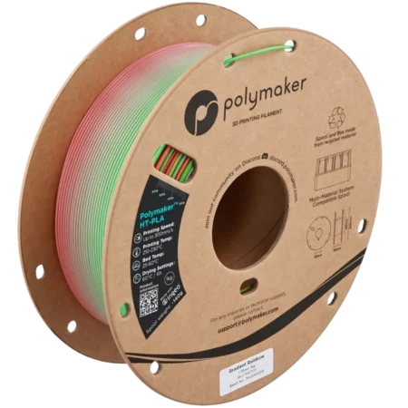 Polymaker HT PLA Gradient Regnbue - Højtemperatur PLA 1,75 mm / 1000 gr.