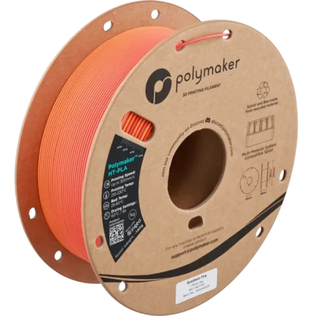 Polymaker HT PLA Gradient Fire - Højtemperatur PLA 1,75 mm / 1000 gr.