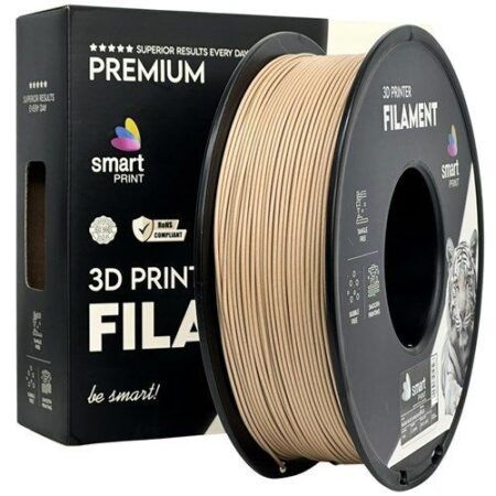 Smart Print Træfilament Sort Valnød 1,75 mm / 1000 gr.