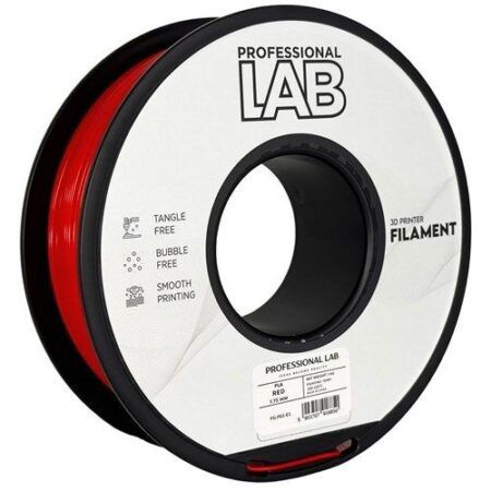 Professional LAB PLA Rød 1,75 mm / 1000 gr.