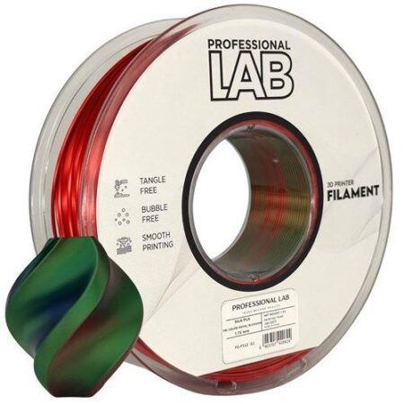 Professional LAB Silk PLA TriColor Royal Blomst 1,75 mm / 1000 gr.