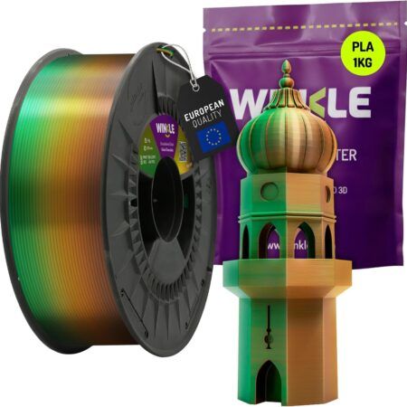 Winkle PLA Silk Tricolor Dubai Chocolade - 1,75 mm / 1000 gr.