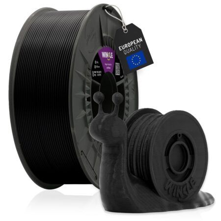 Winkle PLA HD Jet Sort - 1,75 mm / 1000 gr.