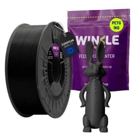 Winkle PETG Jet Sort - 1,75 mm / 1000 gr.