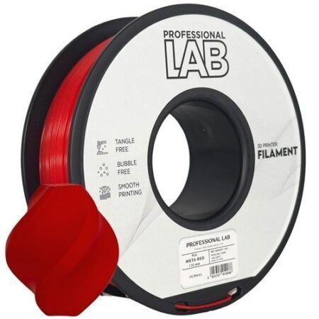 Professional Lab Meta PLA Rød 1,75 mm / 1000 gr.