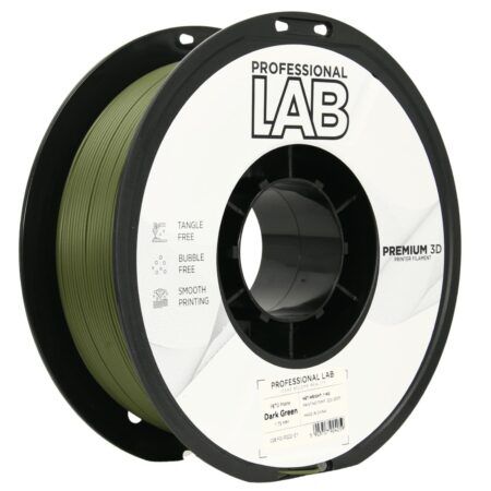 Professional Lab PETG Mat Mørk Grøn 1,75 mm / 1000 gr.