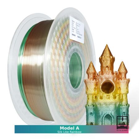 Hello3D PLA Silke Regnbue Model A - 1,75 mm / 1000 gr.