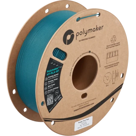 Polymaker HT PLA GF Power Tool Teal (Makita) - HT PLA med glasfiber forstærkning 1,75 mm / 1000 gr.