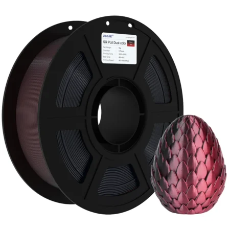 Jamg He Silke DUAL PLA Farve Sort - rød, 1.75 mm / 1000 gr.