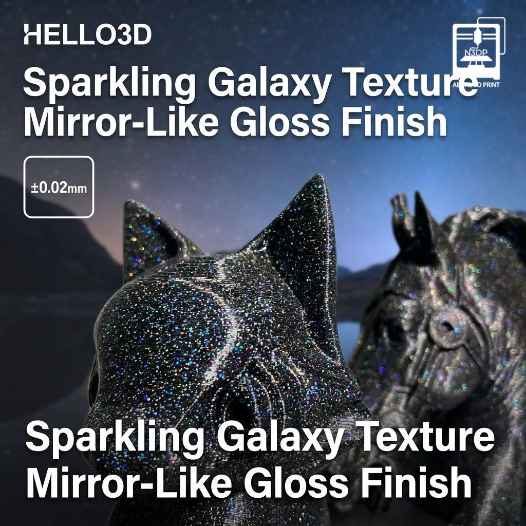Hello3D Magic PLA Farvefyldt & Strålende - Billede 7