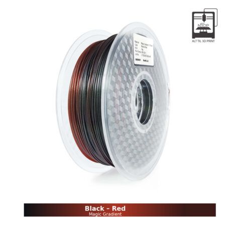 Hello3D Magic PLA Gradient Sort - Rød 1,75 mm / 1000 gr.
