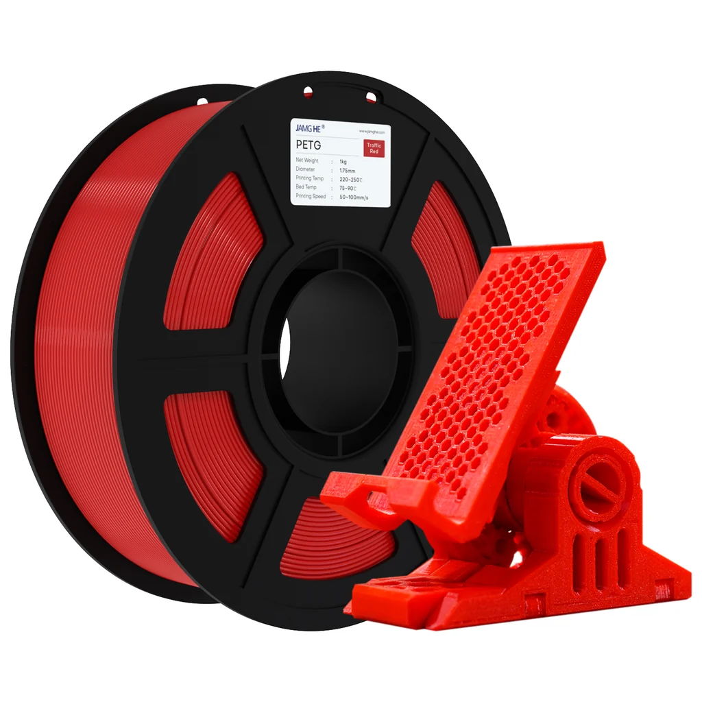 Jamg He PETG Trafik Rød, 1,75 mm / 1000 gr.