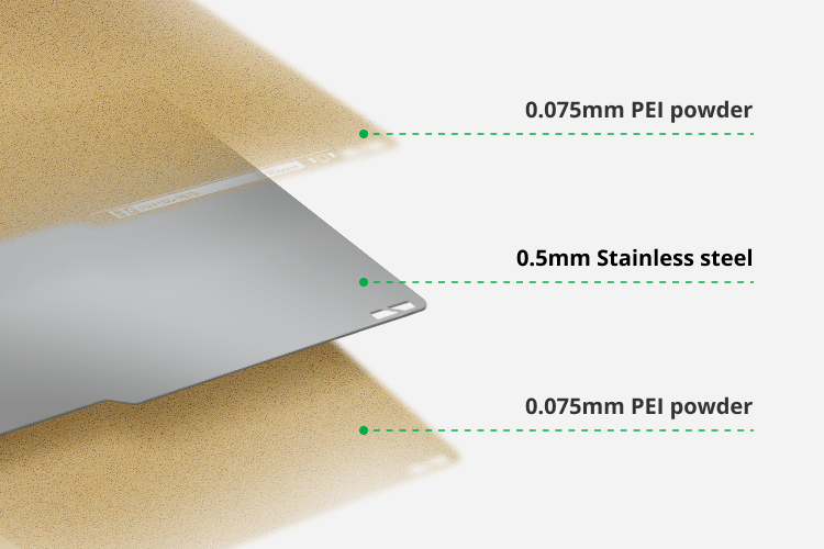 Bambu Lab PEI Byggeplade til A2L & H2C - Billede 8
